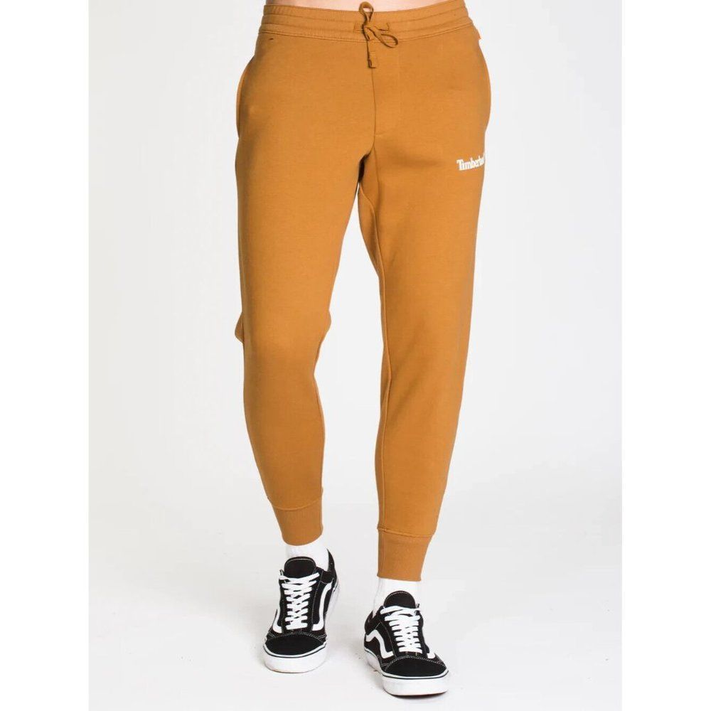 Timberland Men's Mustard Drawstring Slim Fit Casual Sweatpants Size‎ Small